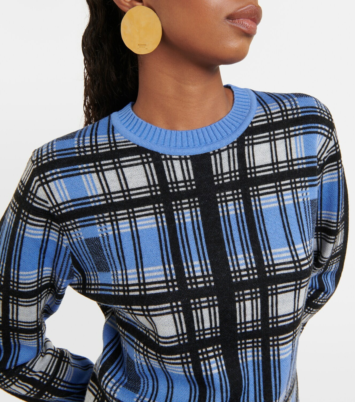 Dodo Bar Or Tessa checked wool sweater