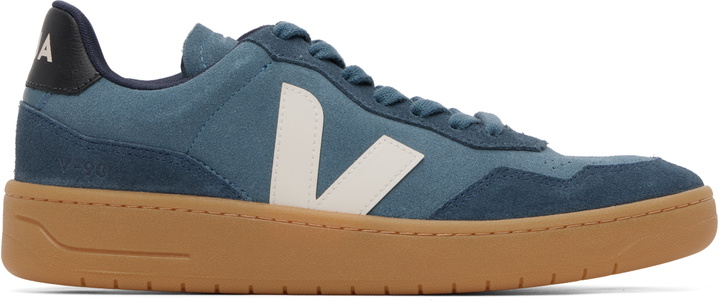 Photo: VEJA Blue V-90 Suede Sneakers