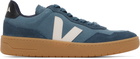 VEJA Blue V-90 Suede Sneakers