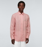 Loro Piana - André Arizona Solaire linen shirt