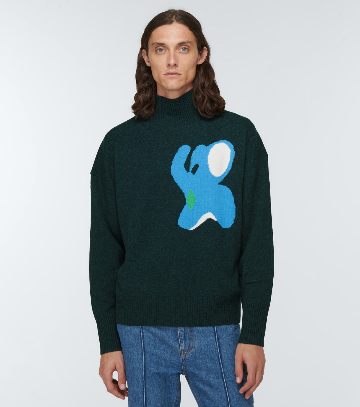 JW Anderson - Elephant wool turtleneck sweater JW Anderson