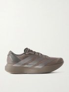ADIDAS RUNNING - Adizero Evo SL Striped Mesh Running Sneakers - Gray