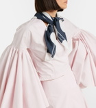 Jacquemus Cœur printed silk scarf