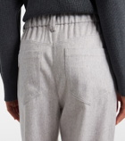 Brunello Cucinelli Monili wool tapered pants