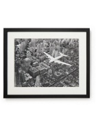 Sonic Editions - Framed 1939 DC-4 Above Manhattan Print