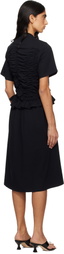 Cecilie Bahnsen Black Bonnie Midi Dress