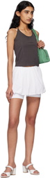 Kijun Gray Double Strap Tank Top