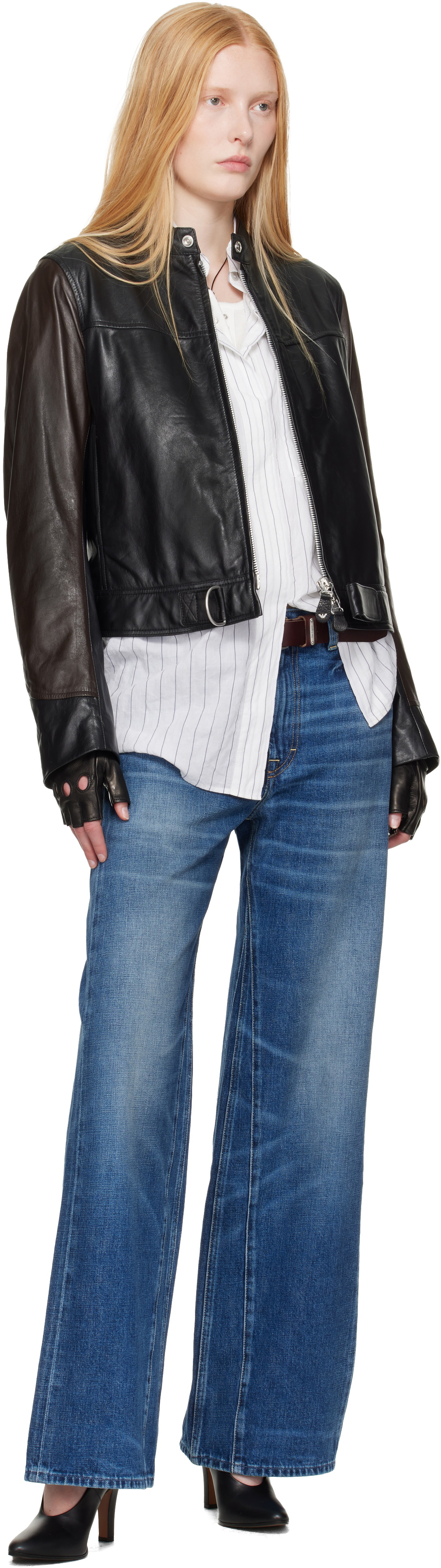 OUR LEGACY WORK SHOP Emporio Armani Black Taglio Gloves