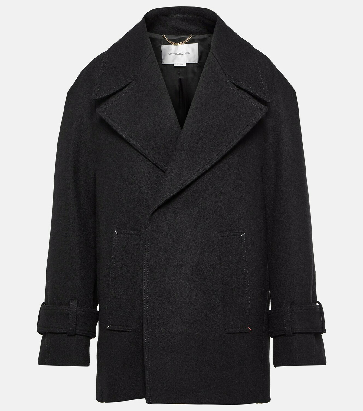 Victoria Beckham Wool-blend pea coat Victoria Beckham