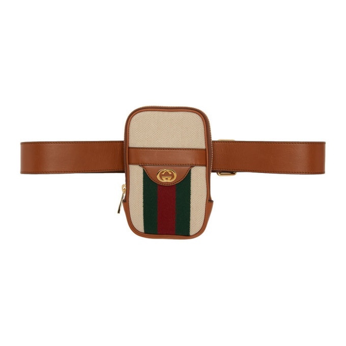 Photo: Gucci Beige Vintage Belted iPhone Pouch