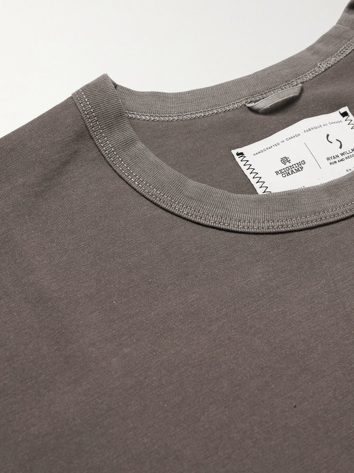 REIGNING CHAMP - Ryan Willms Garment-Dyed Printed Cotton-Blend