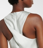Loulou de Saison Paloma silk satin maxi dress