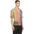 Deveaux New York Multicolor Organza Market Bag Shirt