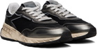 Dsquared2 Black & Silver Sprinter Sneakers