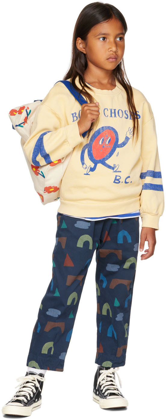 Bobo Choses Dominos sweatshirt, Light Heather Grey main image 1