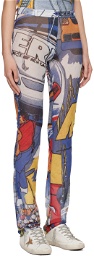 ERL Multicolor Printed Trousers
