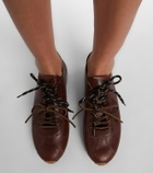 Miu Miu Plume leather sneakers