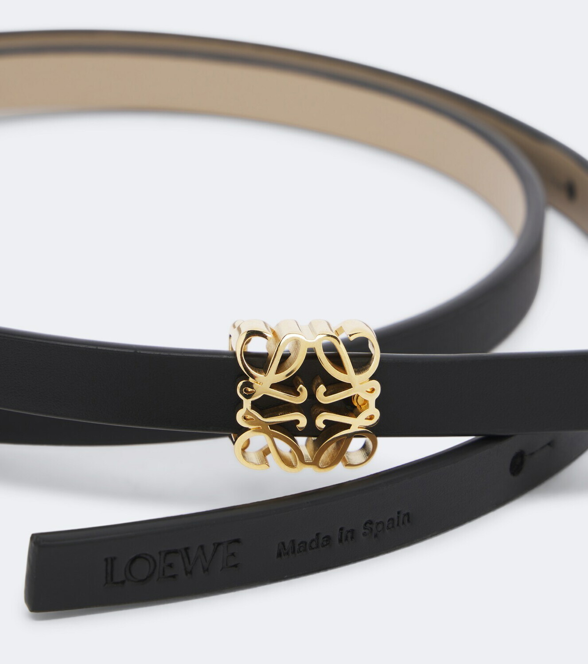 Loewe Anagram leather belt