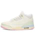 Air Jordan Men's 3 Retro Og Sneaker in Sail/Jade/Aura