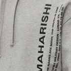 Maharishi Men's MILTYPE Embroidery Hoody in GreyMarl