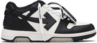 Off-White White & Black Out Of Office Calf Leather Sneakers