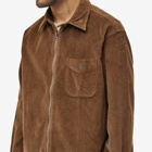 Polo Ralph Lauren Men's Corduroy Zip Shirt in Cooper Brown