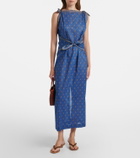 Dôen Amorette printed midi dress