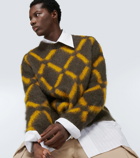 Marni - Intarsia mohair-blend sweater