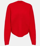 Victoria Beckham Wool and cotton-blend top