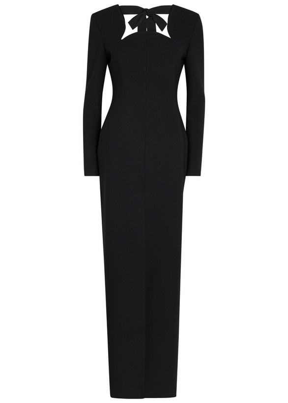 Photo: Roksanda Zari Crepe Maxi Dress Black