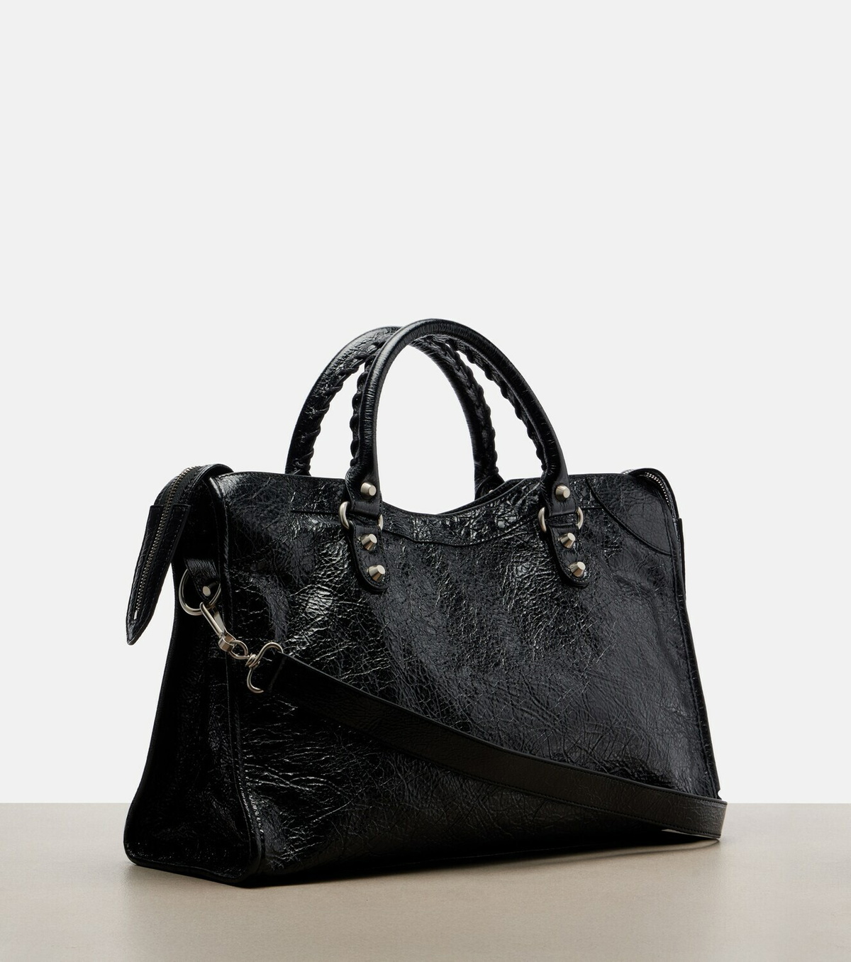 Balenciaga Le City Medium leather tote bag