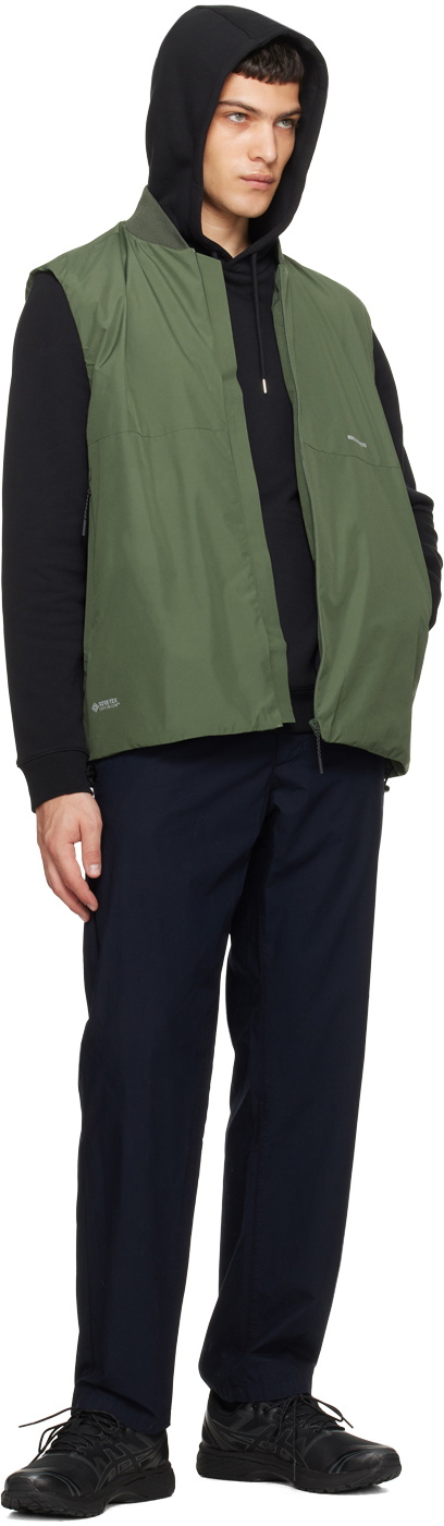 NORSE PROJECTS Green Stand Collar Vest