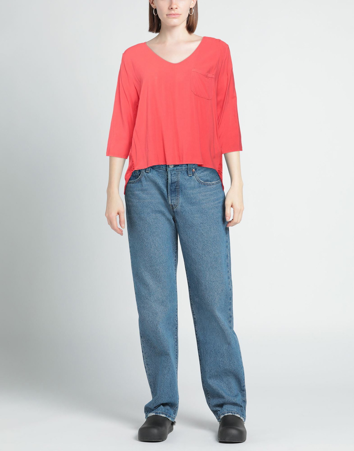 Alessia Santi Womens Top Coral