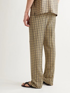 FENDI - Logo-Print Woven Trousers - Neutrals