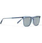 Montblanc - Square-Frame Acetate Sunglasses - Blue