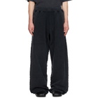 Balenciaga Black Fleece Oversized Sweatpants