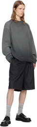 Juun.J Gray Cotton Dyed Sweater