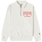 ICECREAM Men's Half Zip Sweat in Grey