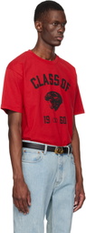 Valentino Black Cotton Panther 'Class of 1960' Print T-shirt