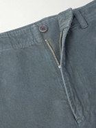 A.P.C. - Duncan Straight-Leg Organic Cotton-Twill Trousers - Gray