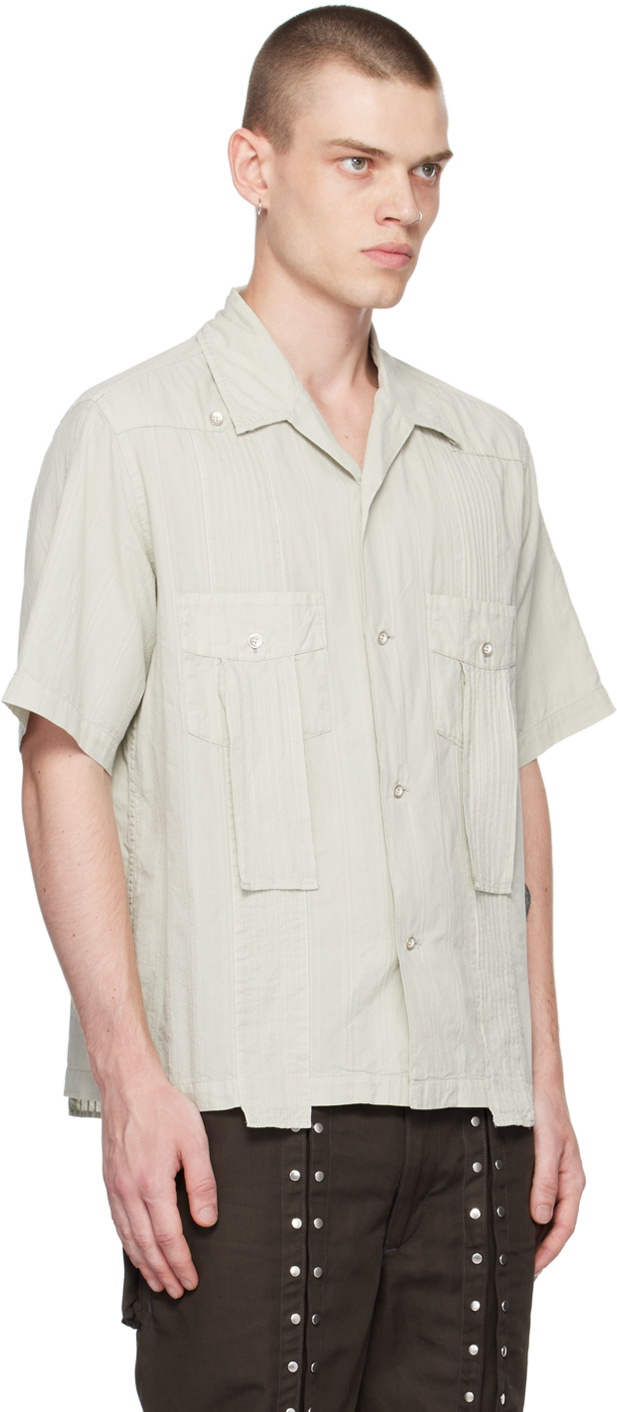 NVRFRGT Green Garment-Dyed Shirt