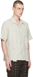 NVRFRGT Green Garment-Dyed Shirt