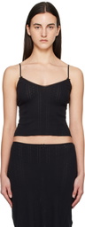 Cou Cou Black 'The Long Cami' Camisole