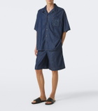 Loewe Anagram cotton chambray shirt