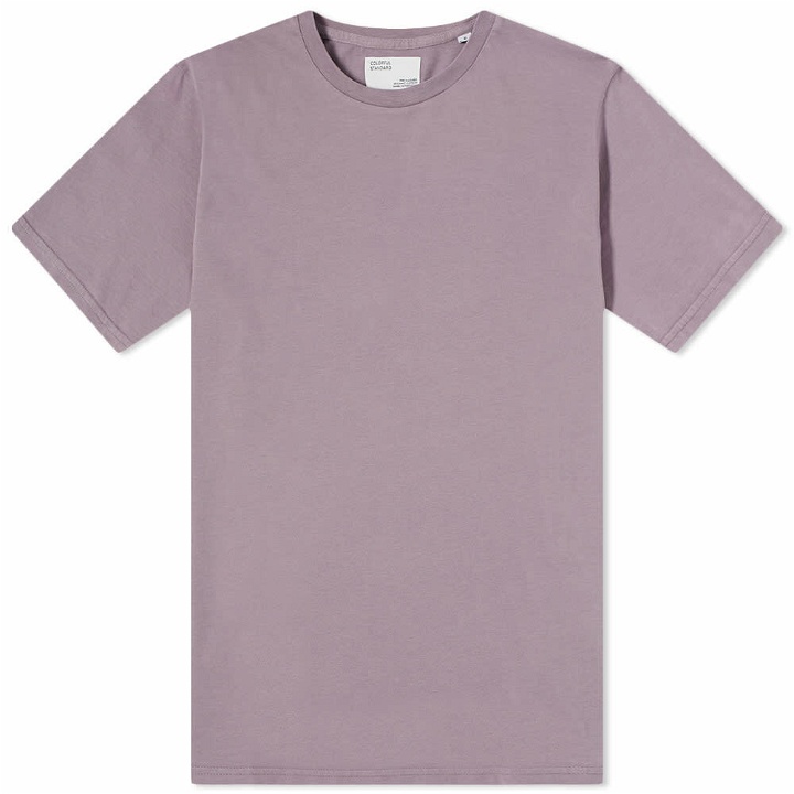 Photo: Colorful Standard Men's Classic Organic T-Shirt in Purple Haze