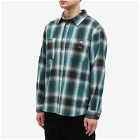 Stan Ray Men's Check Flannel Shirt in Pine Green Plaid