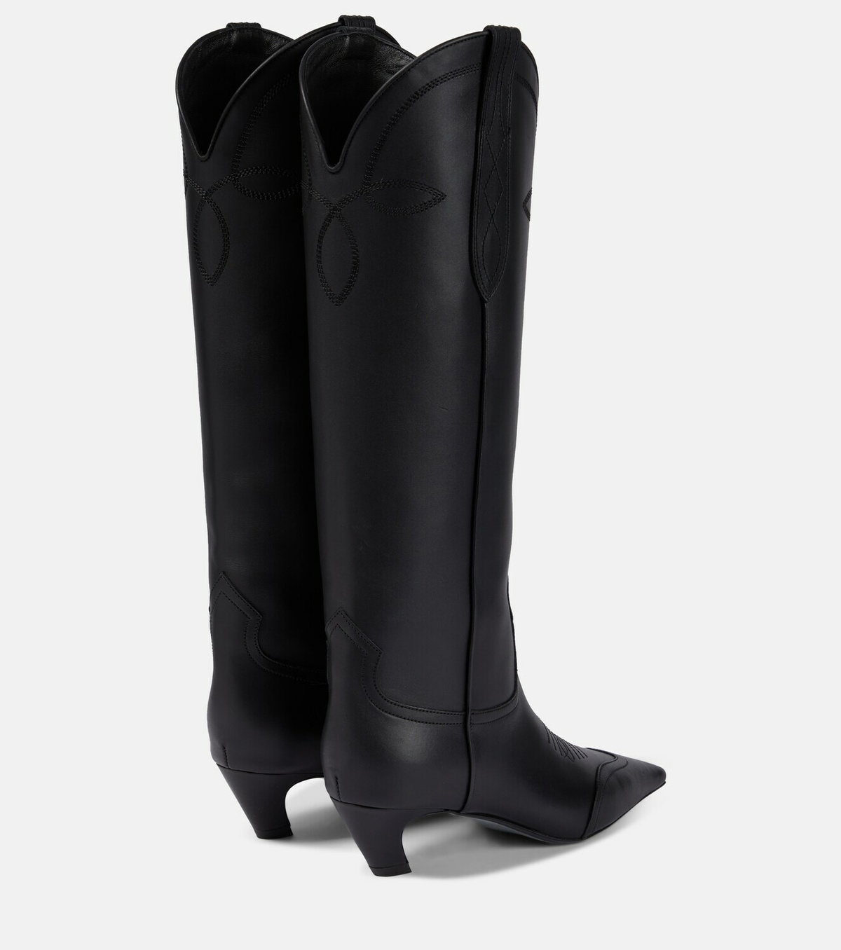 Khaite Dallas 45 leather knee-high boots