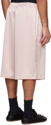 ABRA Pink Satin Shorts