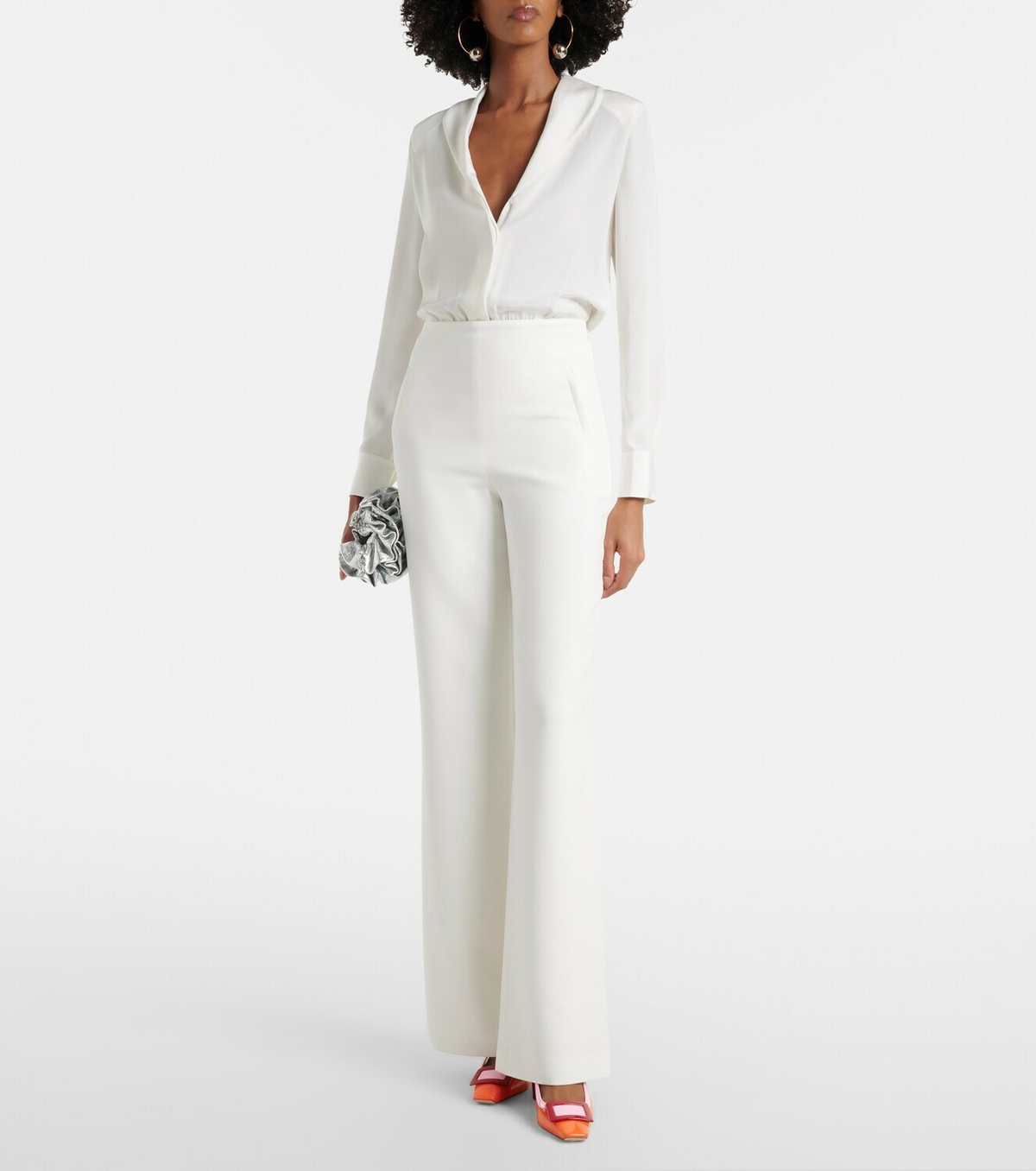 Roland Mouret Crêpe wide-leg pants