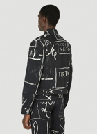 Honey Fucking Dijon - Basquiat Denim Jacket in Black